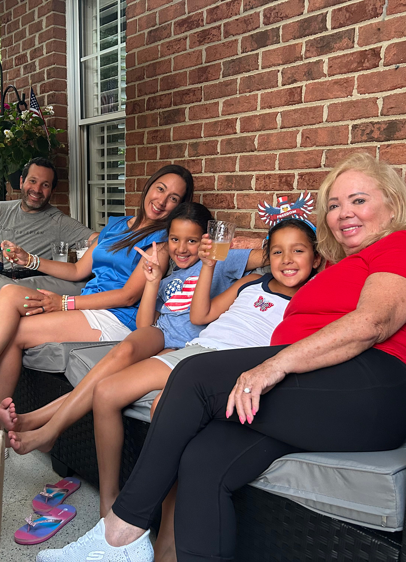 Placeholder for a family dinner photo